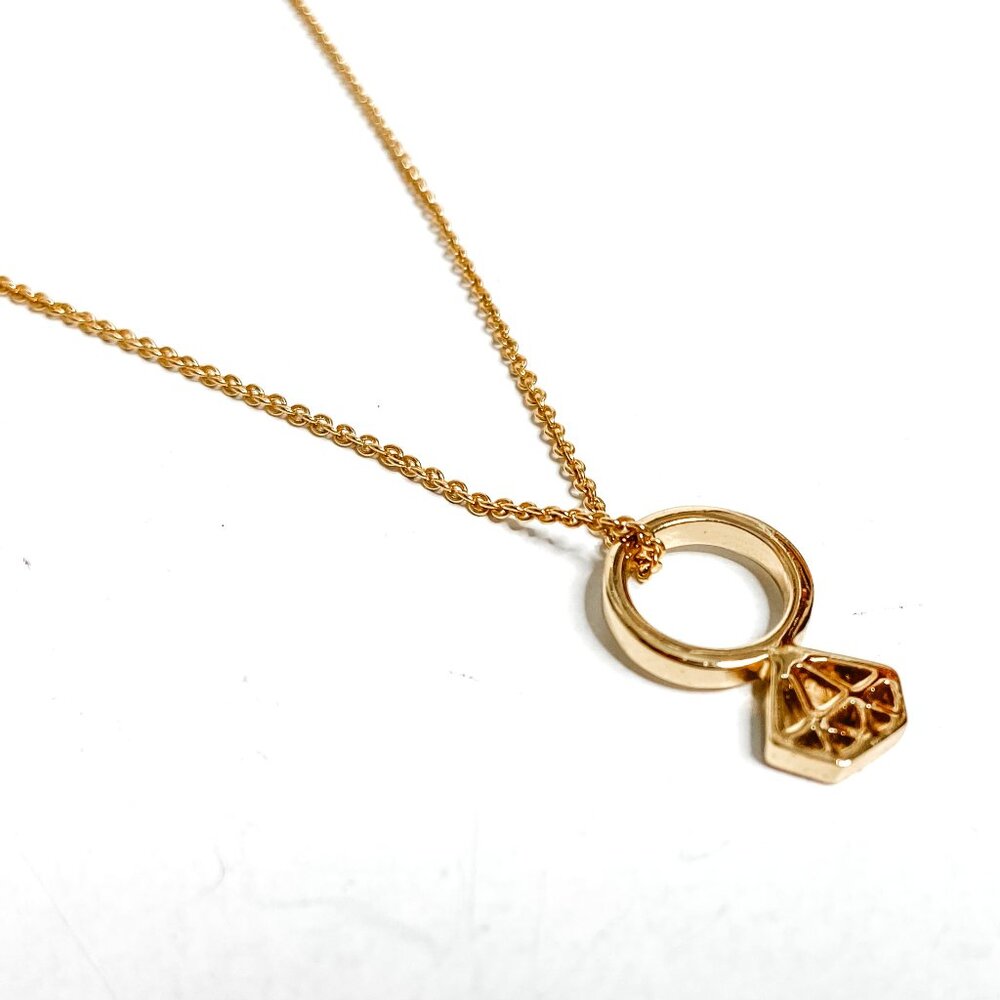 EUC Kate Spade Kiss A Prince Engagement Ring Pendant Necklace